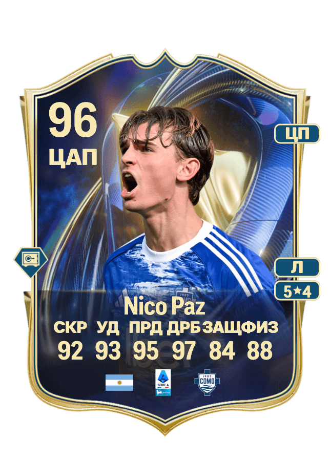 Nico Paz card