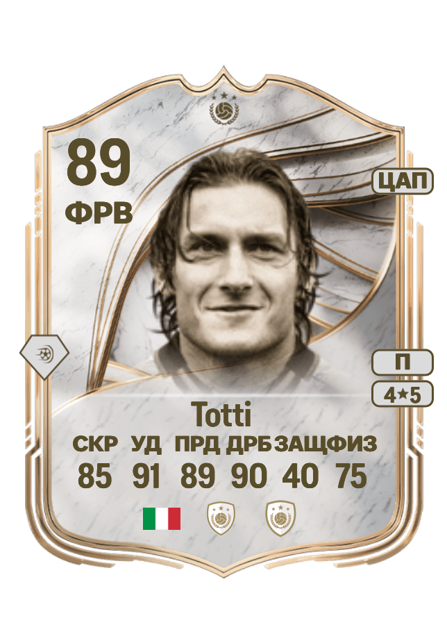 Francesco Totti card