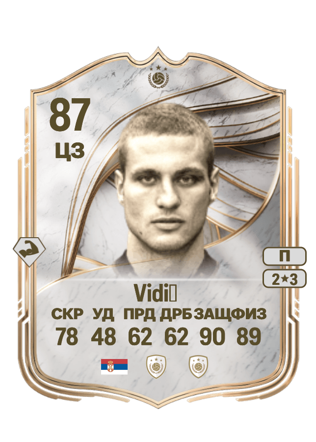 Nemanja Vidić card