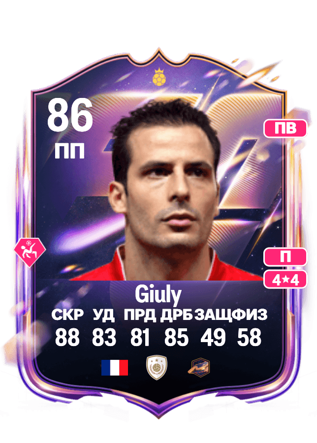 Ludovic Giuly card