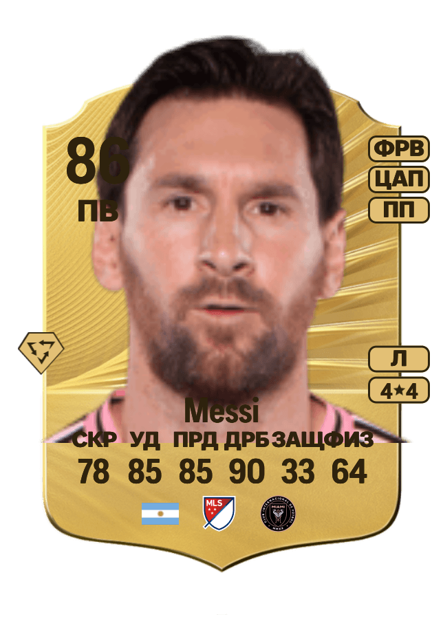 Lionel Messi card