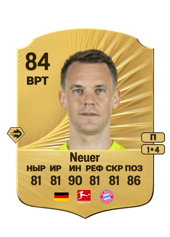 Manuel Neuer card