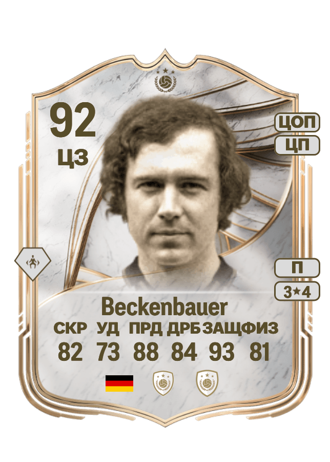 Franz Beckenbauer card
