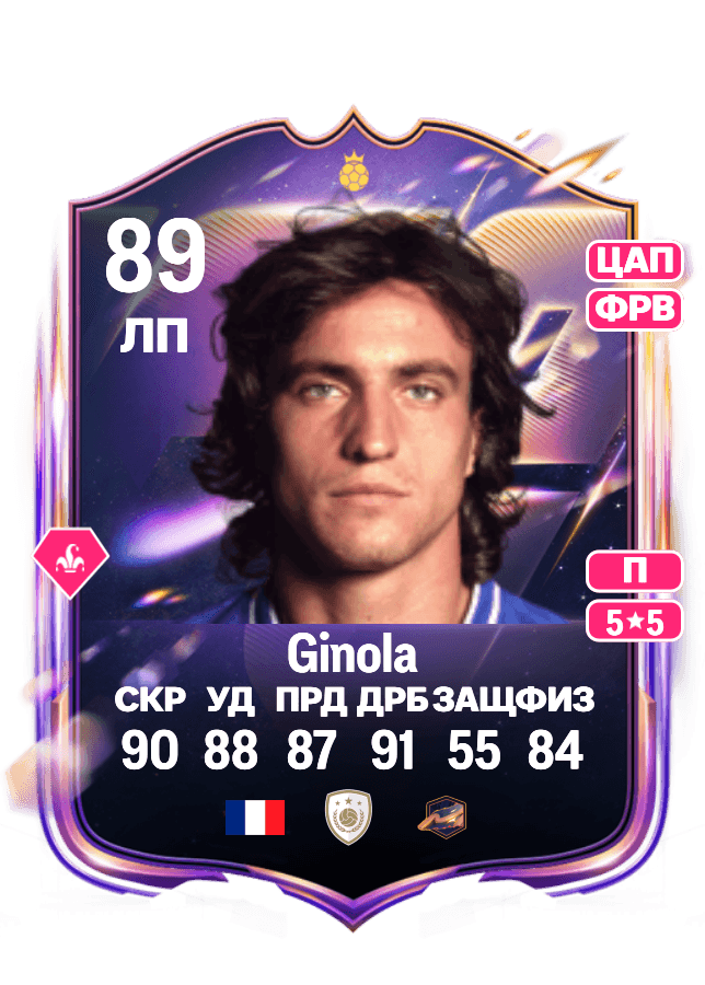 David Ginola card