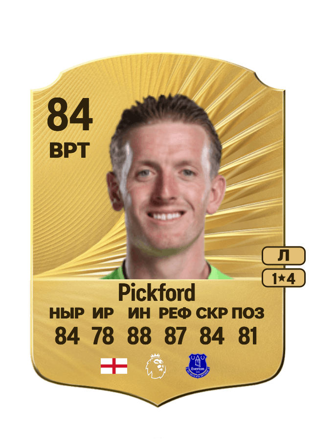 Jordan Pickford card