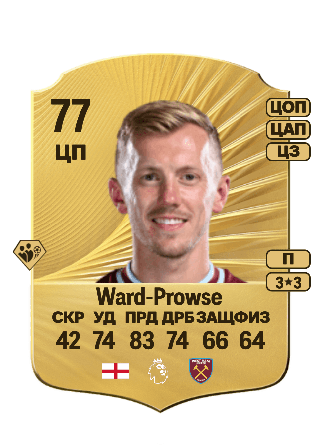 James Ward-Prowse card