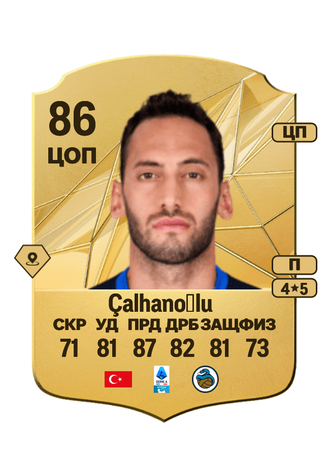 Hakan Çalhanoğlu card