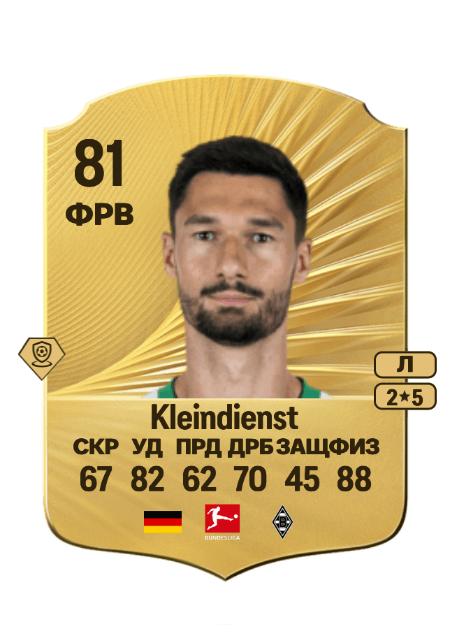 Tim Kleindienst card