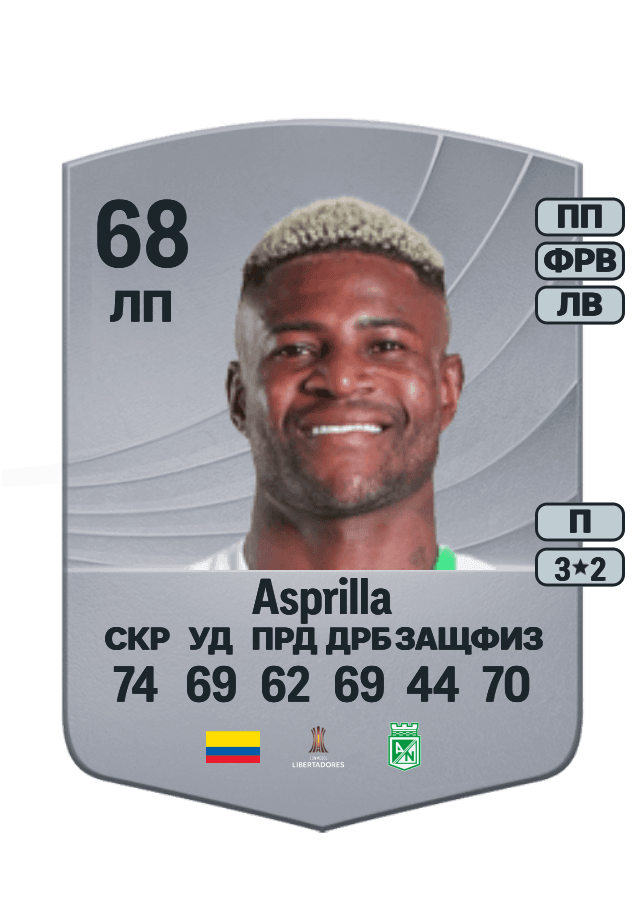 Dairon Asprilla card