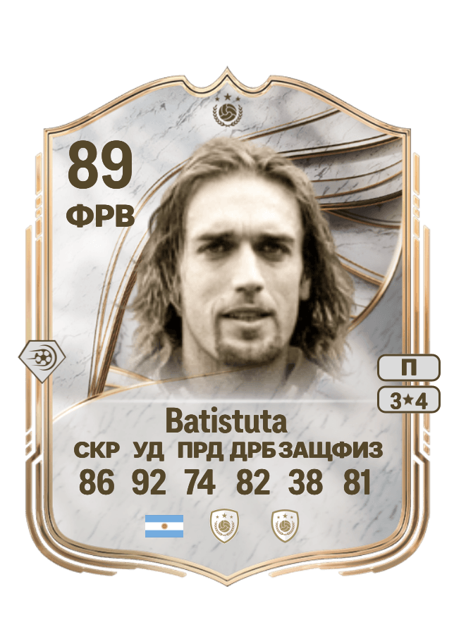 Gabriel Batistuta card