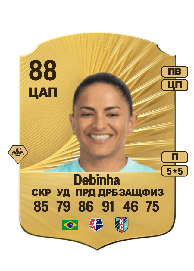 Debinha card