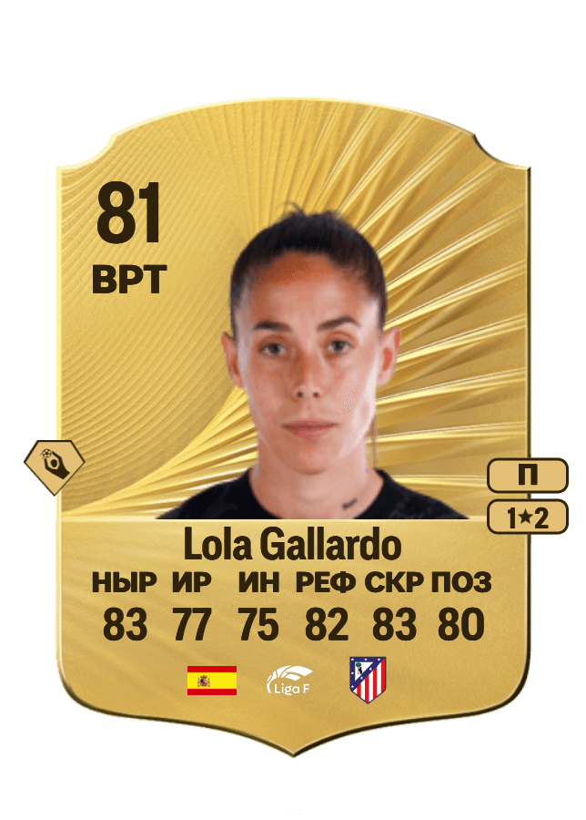 Lola Gallardo card