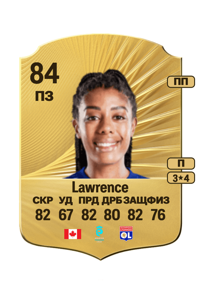 Ashley Lawrence card