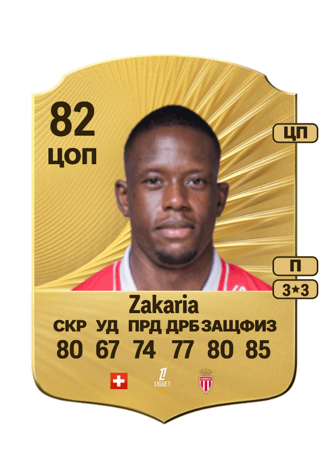 Denis Zakaria card