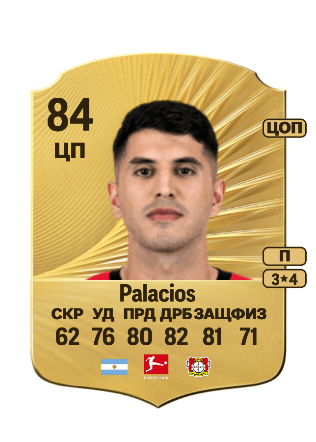 Exequiel Palacios card