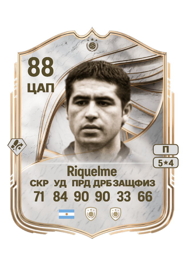 Juan Román Riquelme card