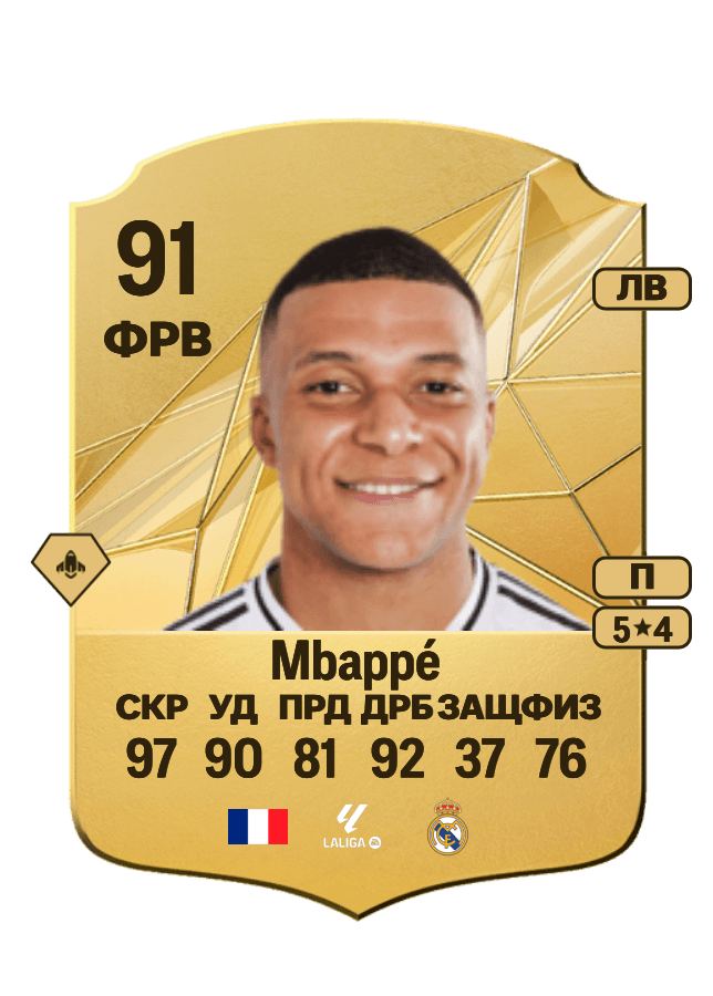 Kylian Mbappé card