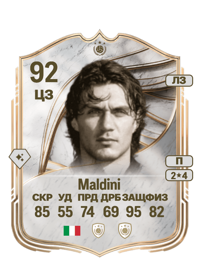 Paolo Maldini card