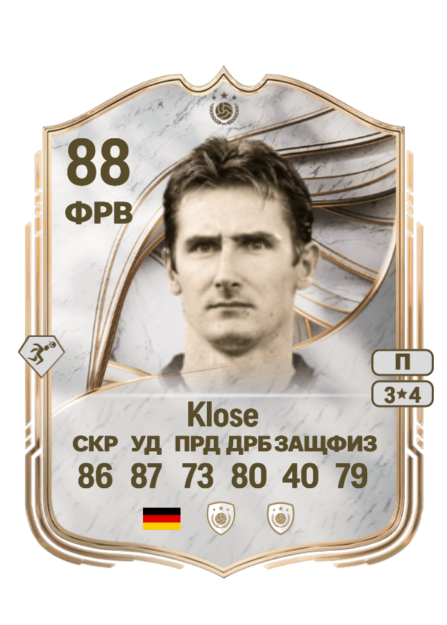 Miroslav Klose card