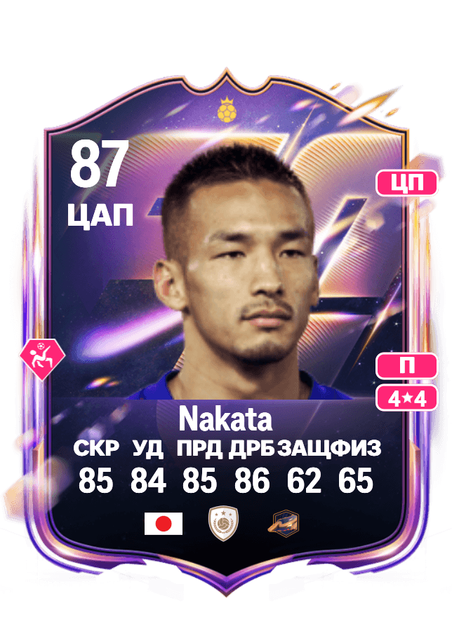 Hidetoshi Nakata card