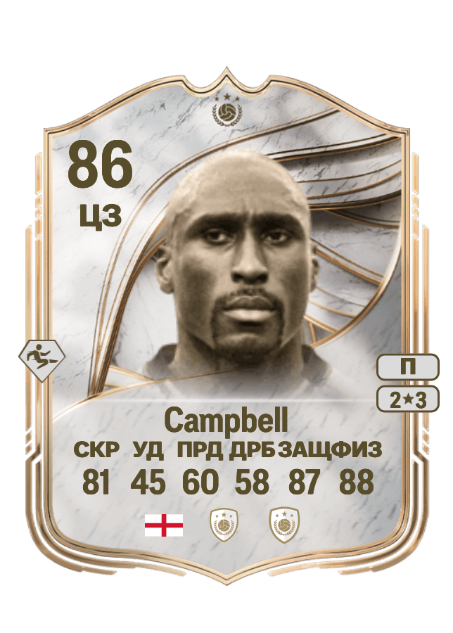 Sol Campbell card