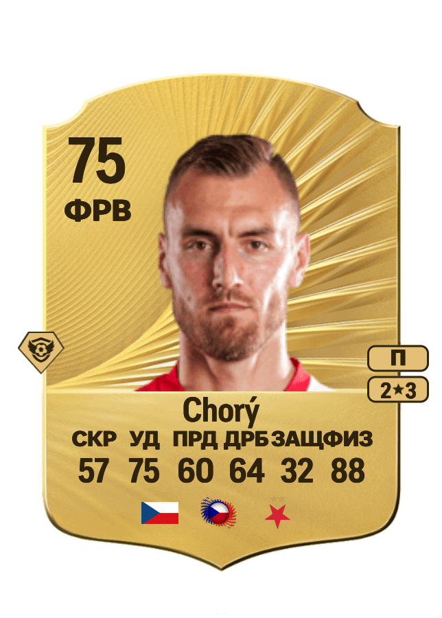 Tomáš Chorý card
