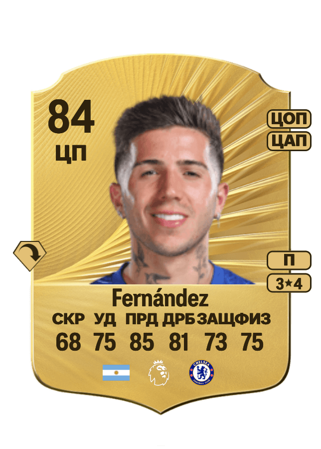 Enzo Fernández card
