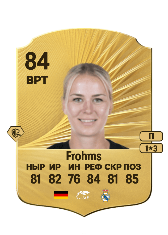 Merle Frohms card