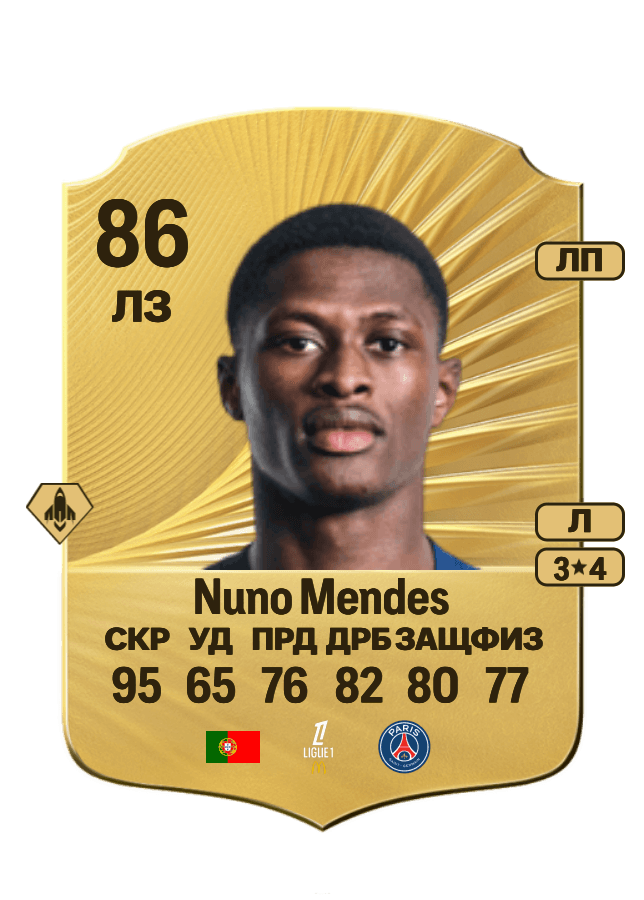 Nuno Mendes card