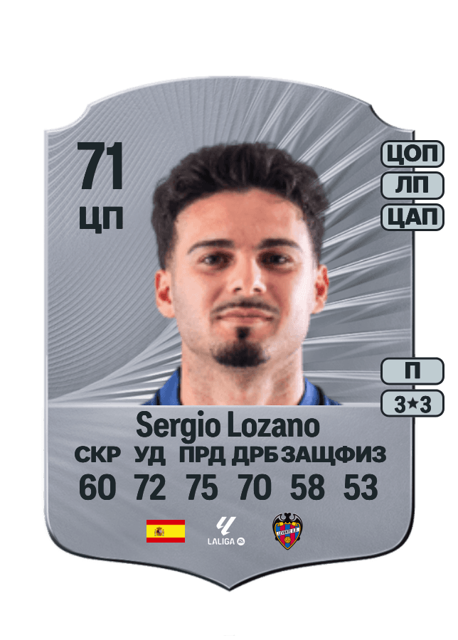 Sergio Lozano card