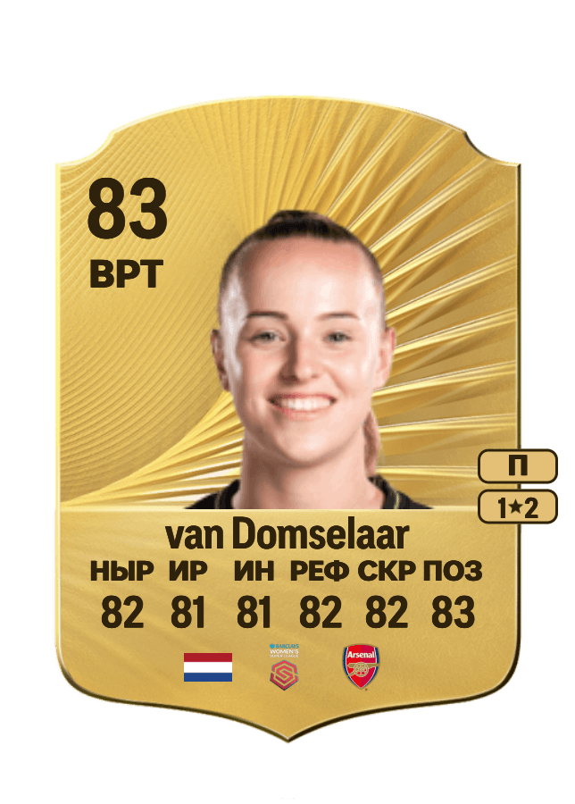Daphne van Domselaar card