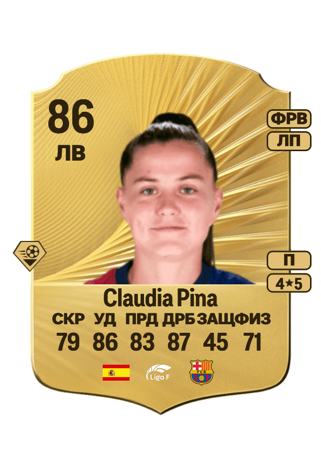 Claudia Pina card