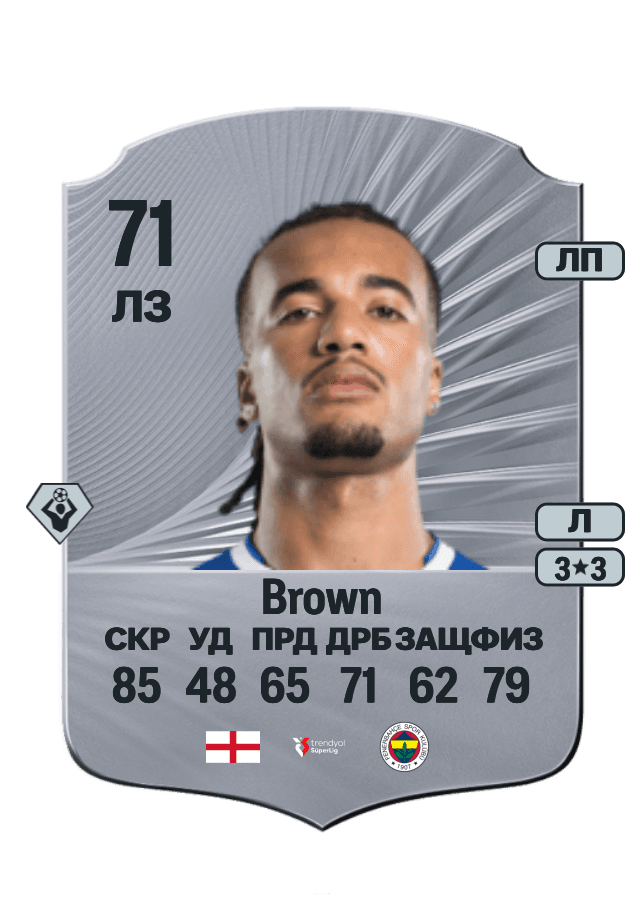 Archie Brown card