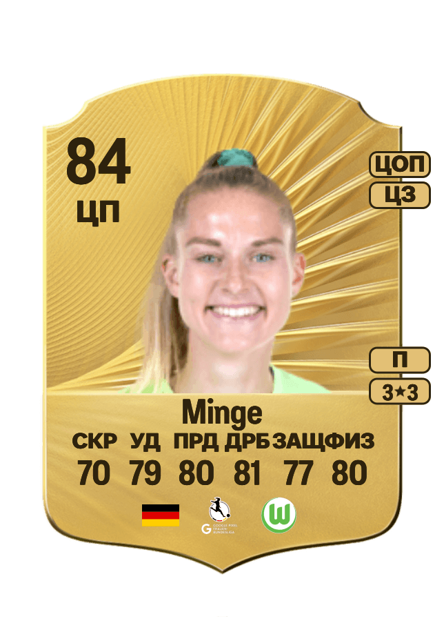 Janina Minge card