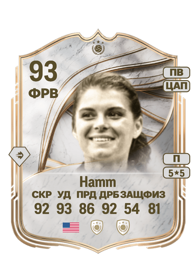 Mia Hamm card