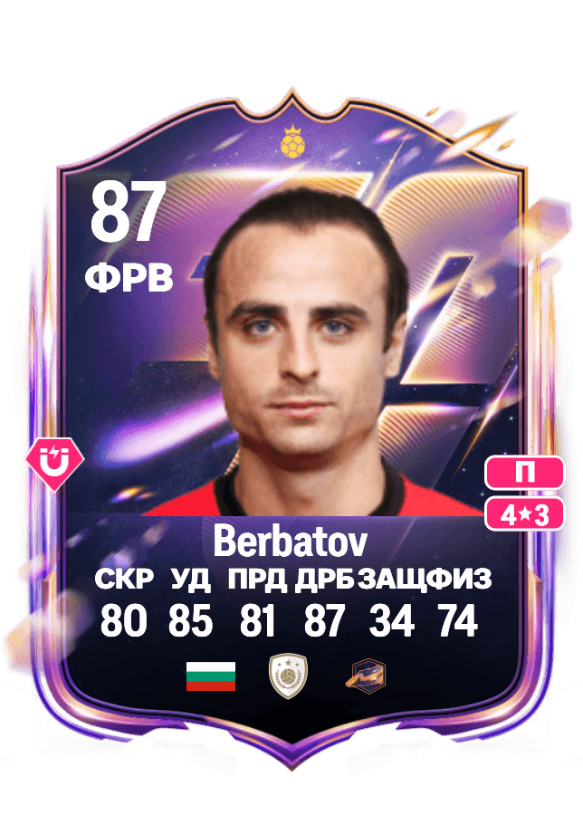 Dimitar Berbatov card