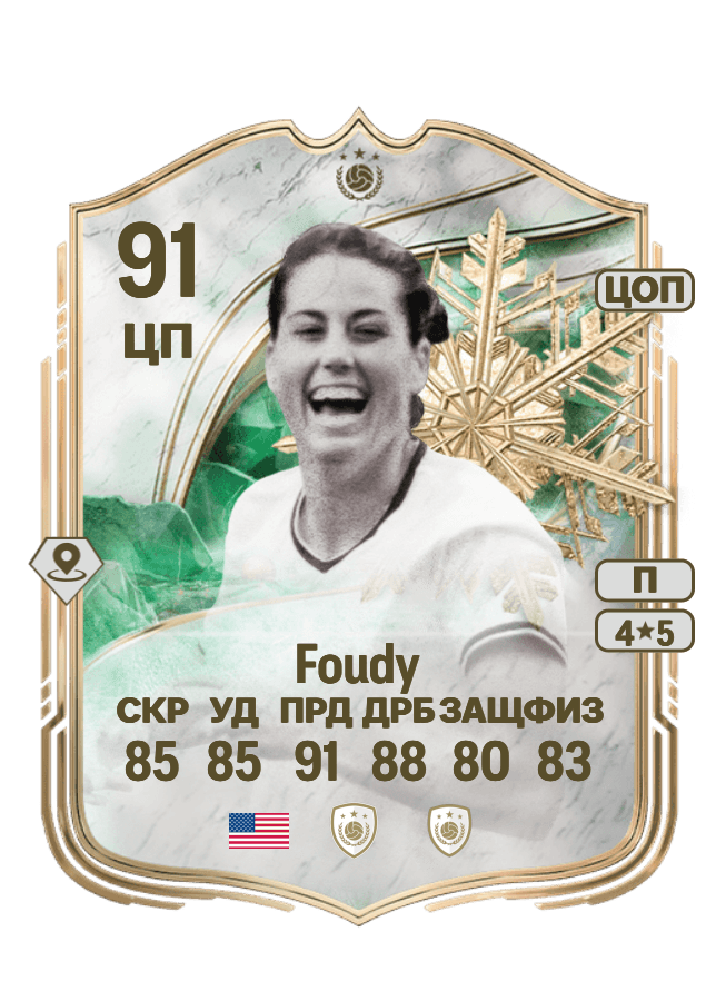 Julie Foudy card