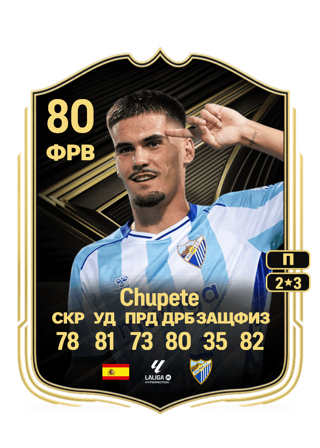 Chupete card
