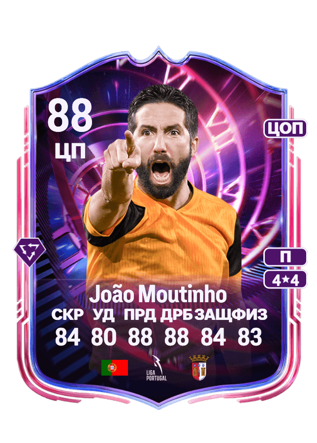 João Moutinho card