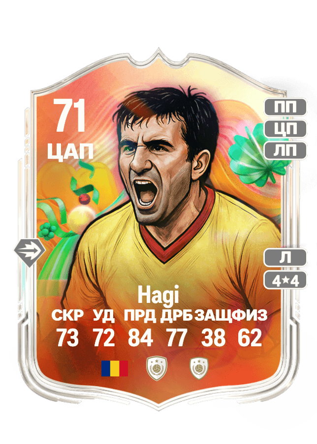 Gheorghe Hagi card
