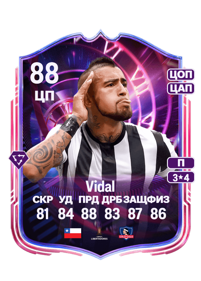 Arturo Vidal card