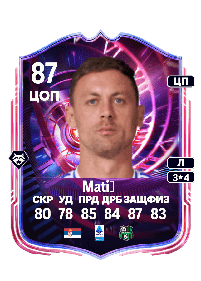 Nemanja Matić card