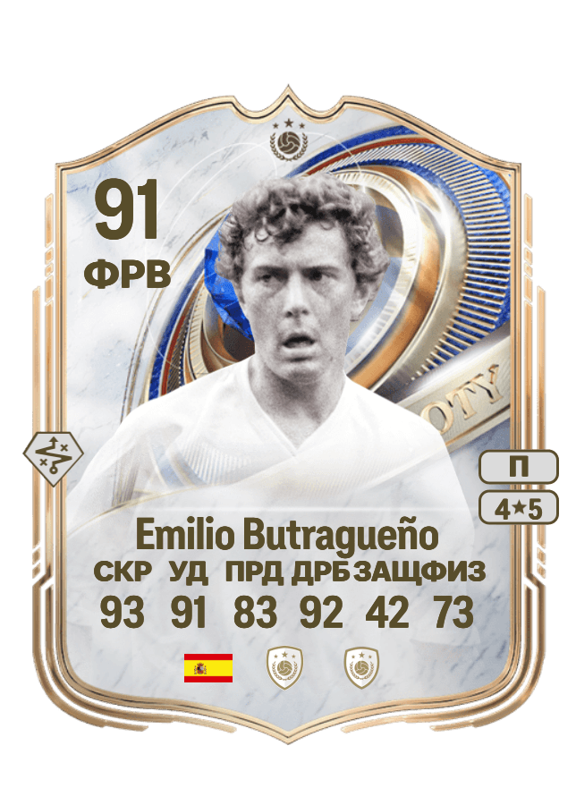 Emilio Butragueño card