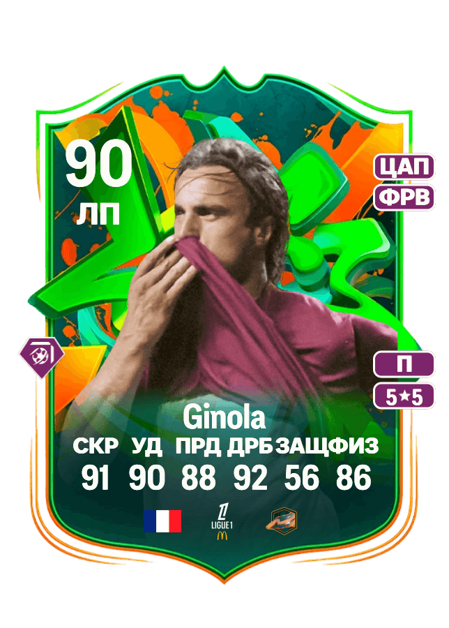 David Ginola card