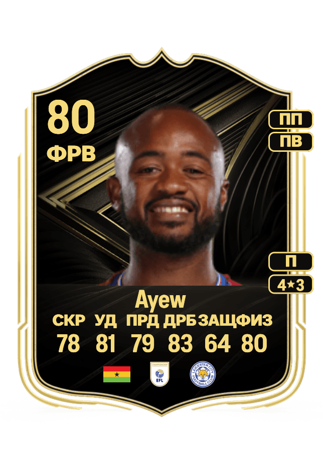 Jordan Ayew card
