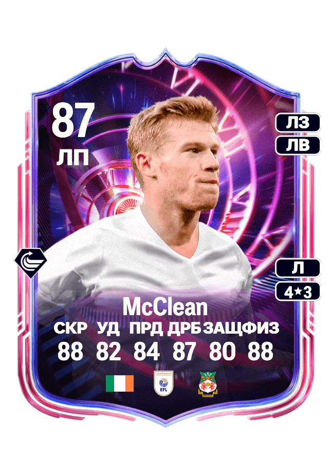 James McClean card