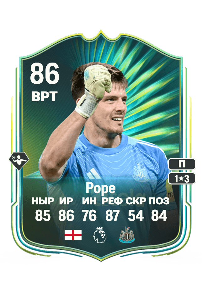 Nick Pope card