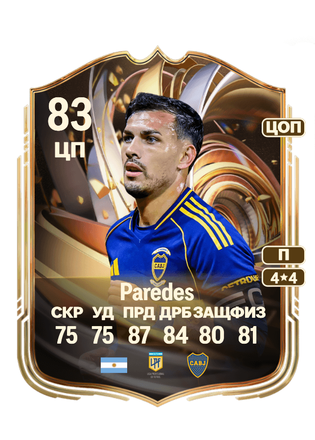 Leandro Paredes card