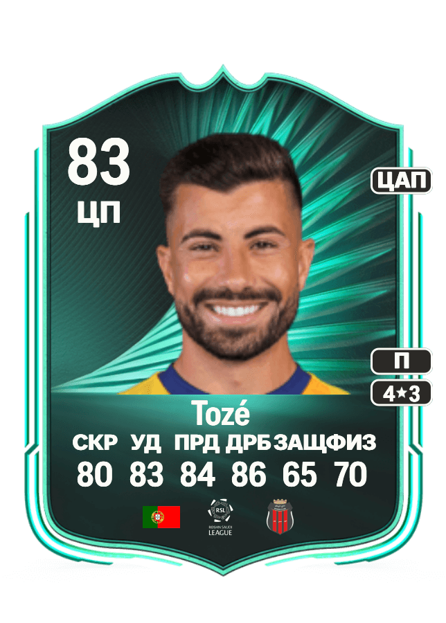Tozé card