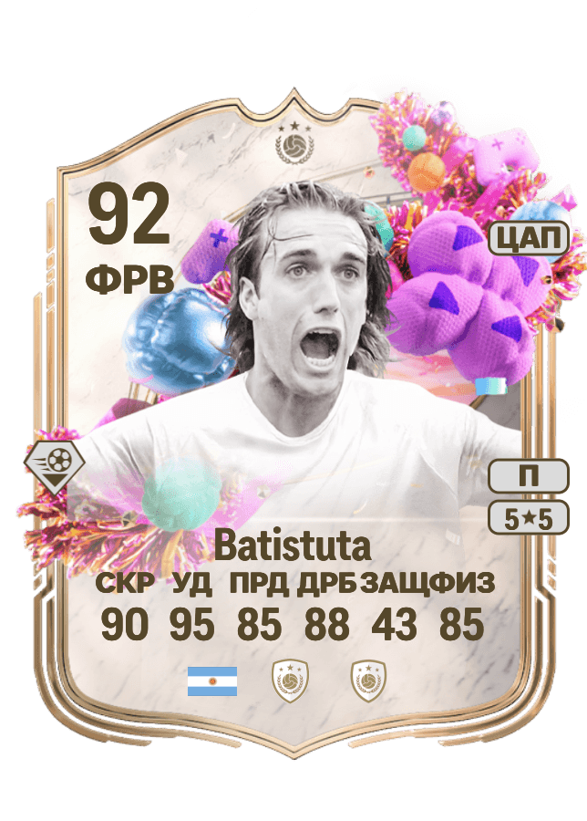 Gabriel Batistuta card